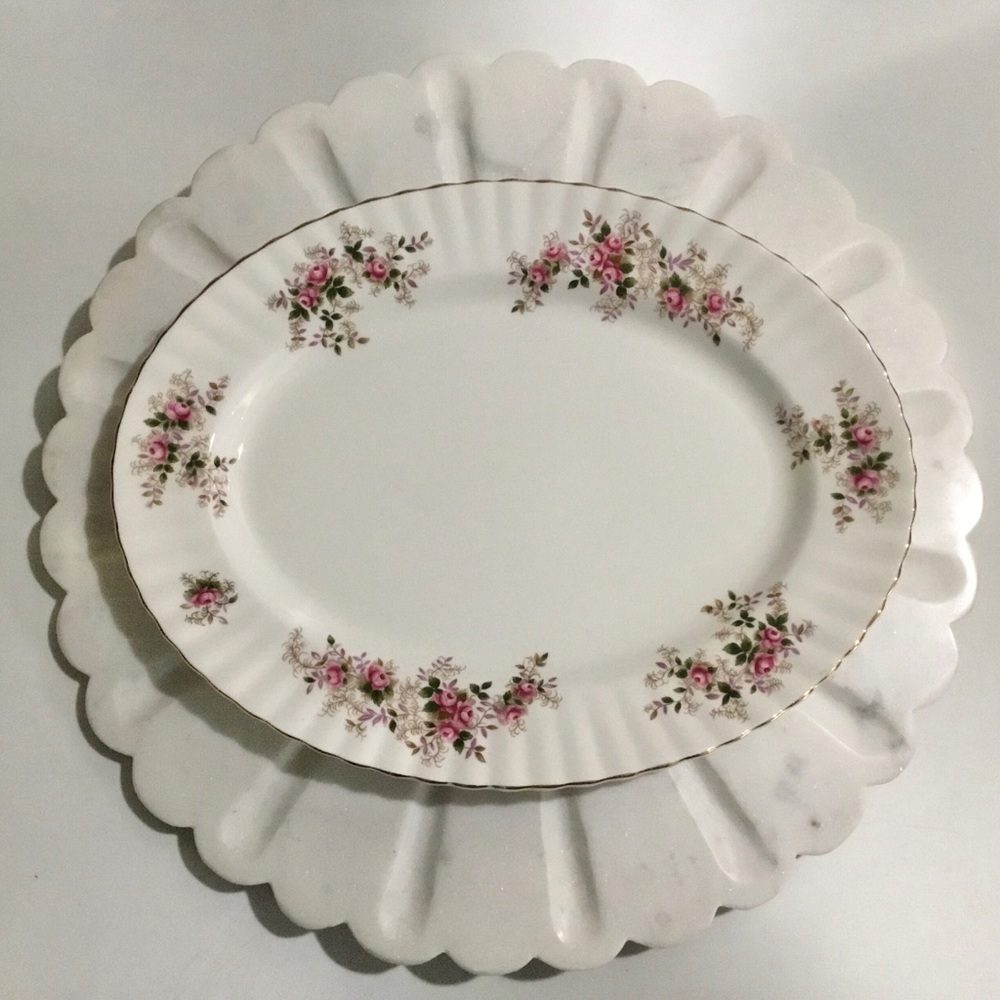 Vintage Royal Albert Lavender Rose oval platter